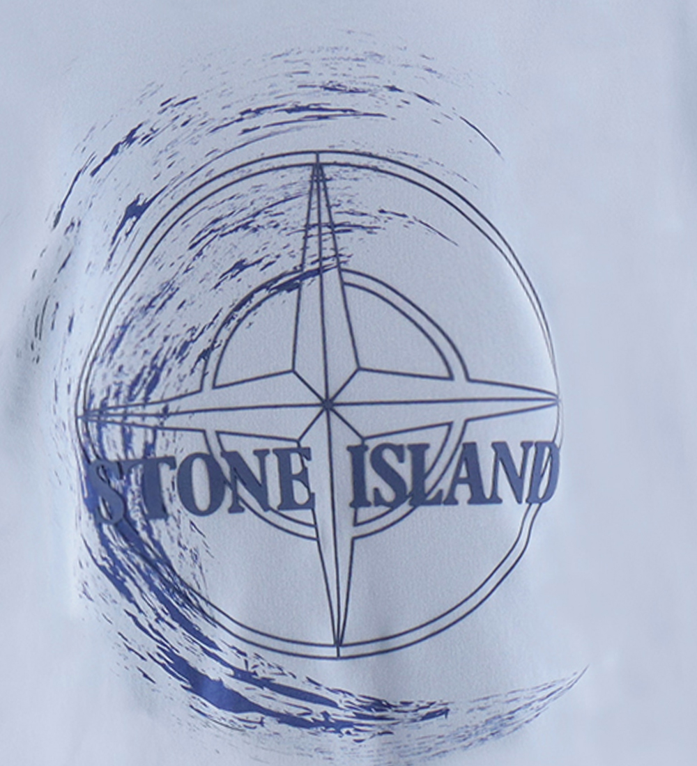 Stone Island T-skjorte - Blå m. Navy