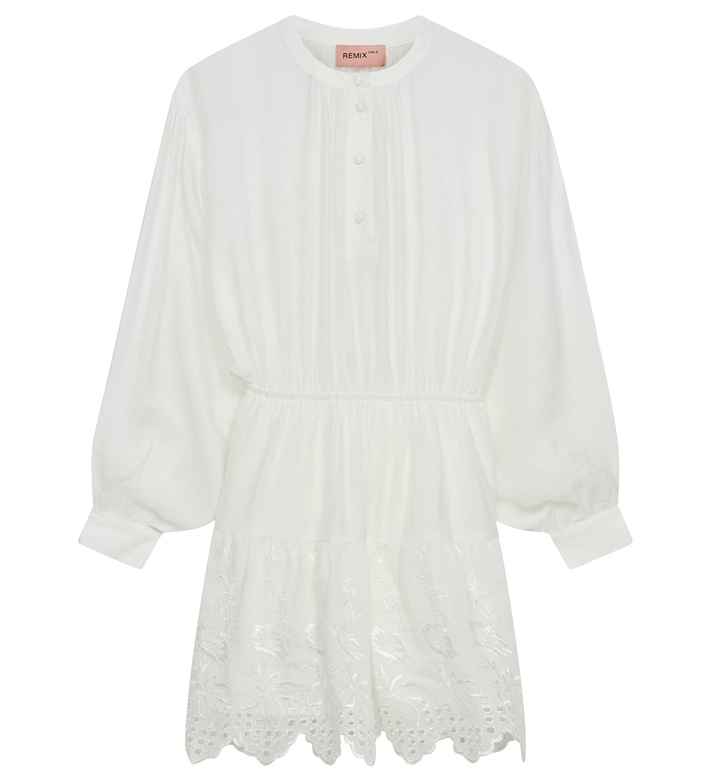 Designers Remix Kleid - Vera Strickerei Short - Cream