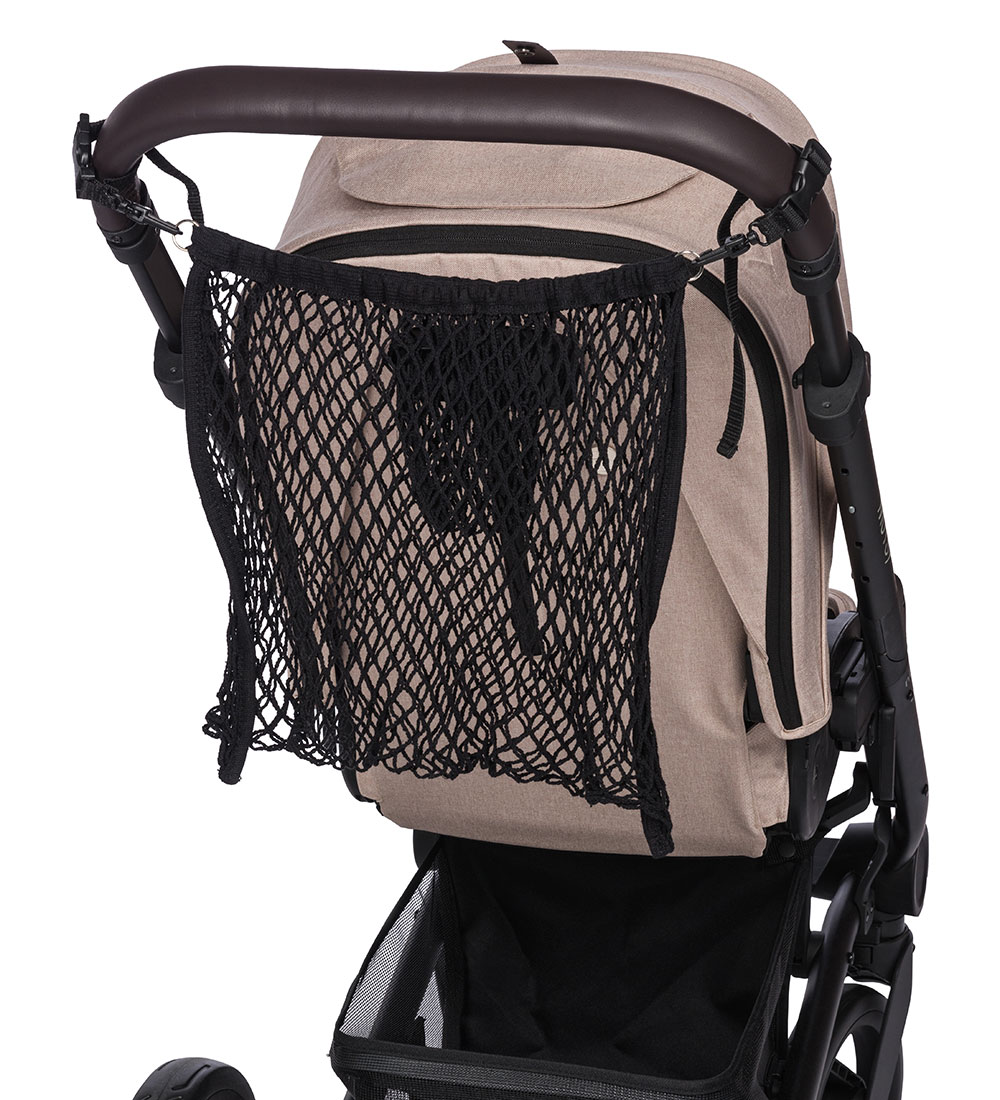 Dooky Aufbewahrungsnetz für Buggy - 40x39 cm - Schwarz