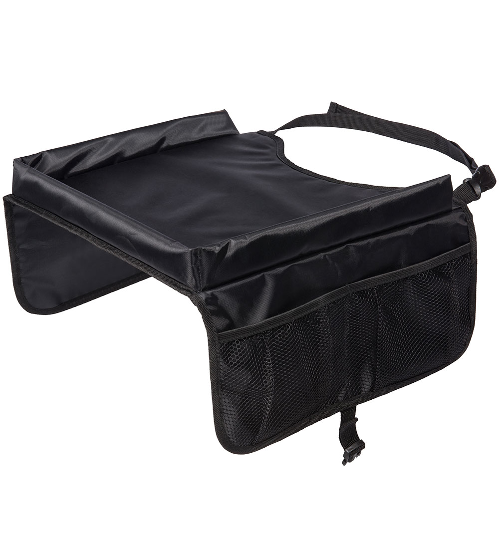 Dooky Reisetisch m. Aufbewahrung - 36,5x39 cm - Schwarz