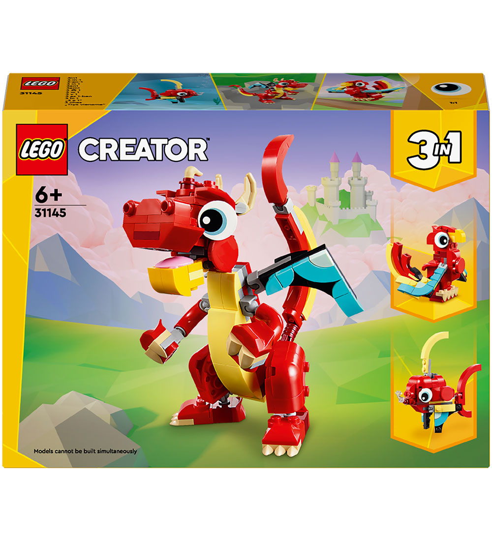 LEGO® Ersteller - Roter Drache 31145 - 3-I-1 - 149 Teile