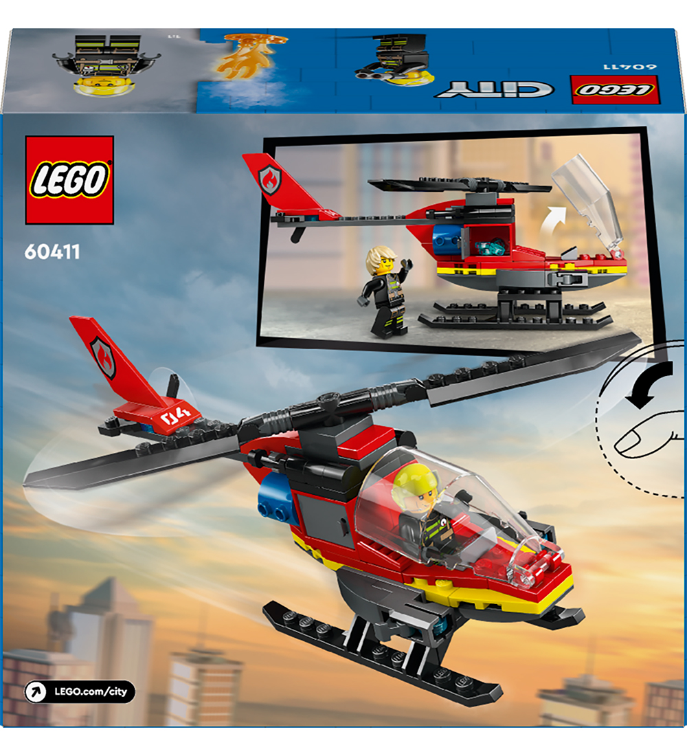 LEGO® City - Fire Rescue Helicopter 60411 - 85 Parts