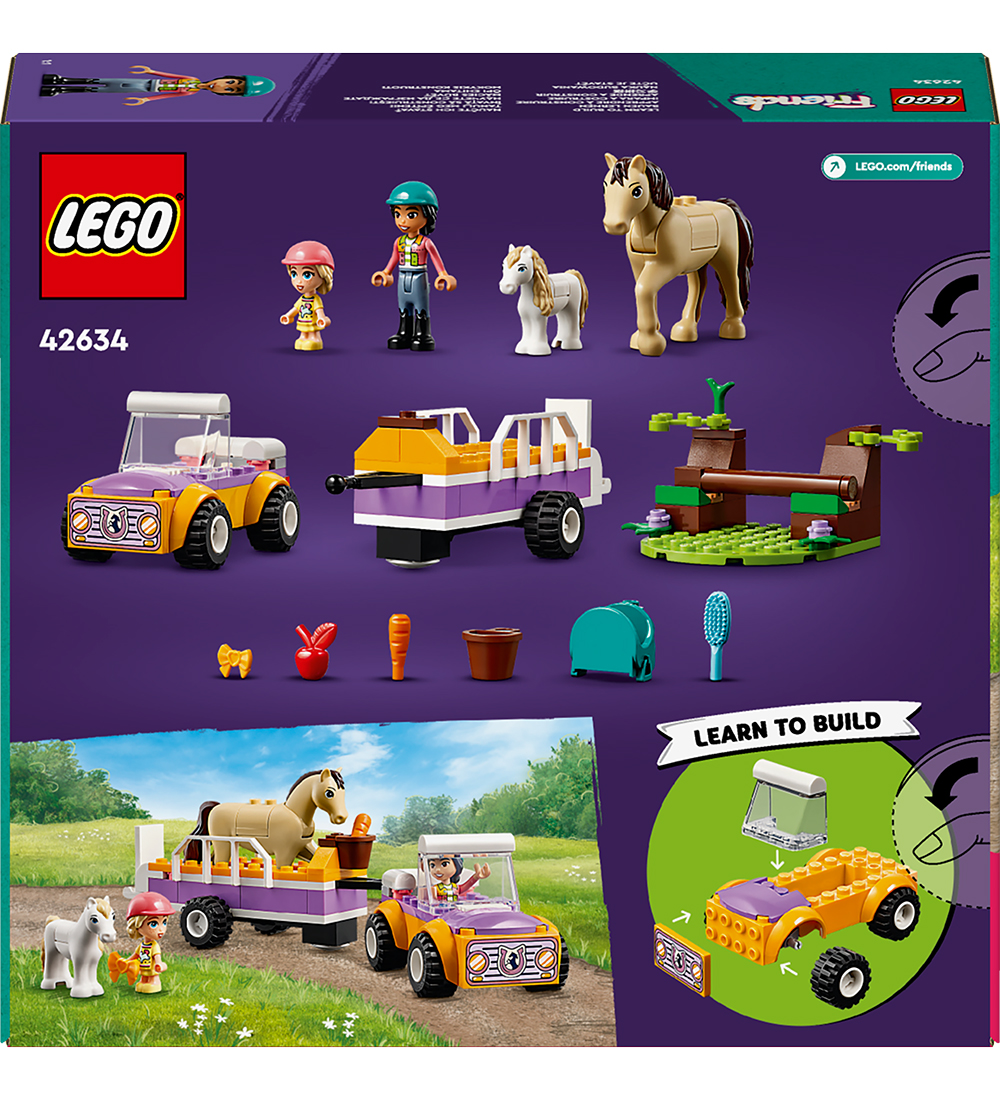 LEGO® Friends - Horse and Pony Trailer 42634 - 105 Parts