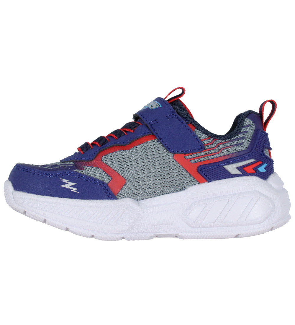 Skechers Shoe w. Light - Light Storm 3 - Navy/Red