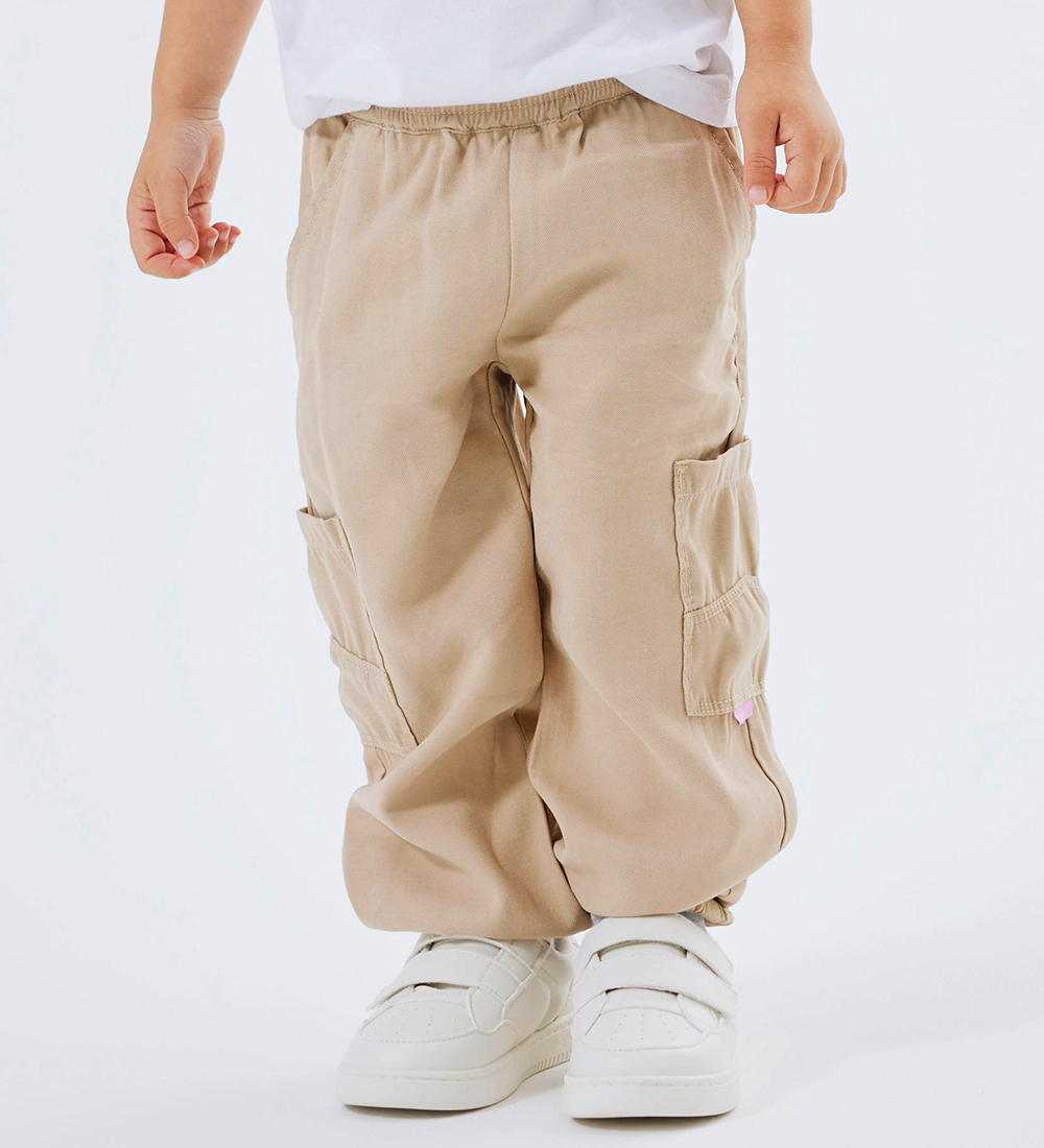 Name It Trousers - Noos - NmfBella - Safari