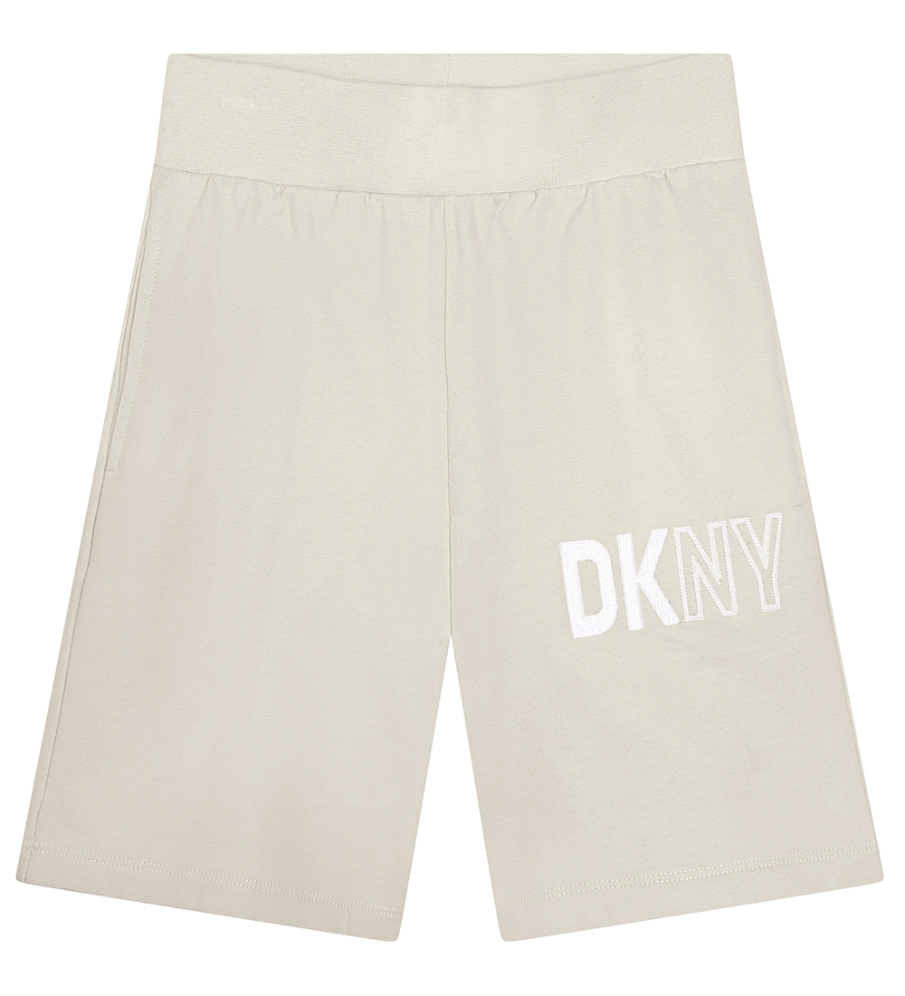 DKNY Sweat Shorts - Cream w. White