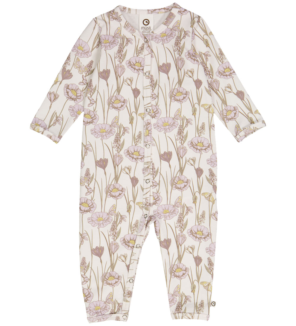 Müsli Jumpsuit - Crocus - Conditioner Cream/Orchid/Corn