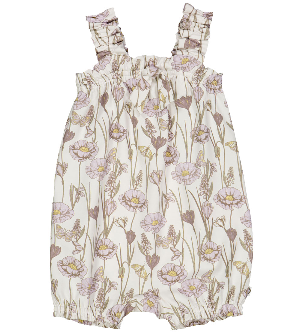 Müsli Summer Romper - Crocos - Conditioner Cream/Orchid/Corn