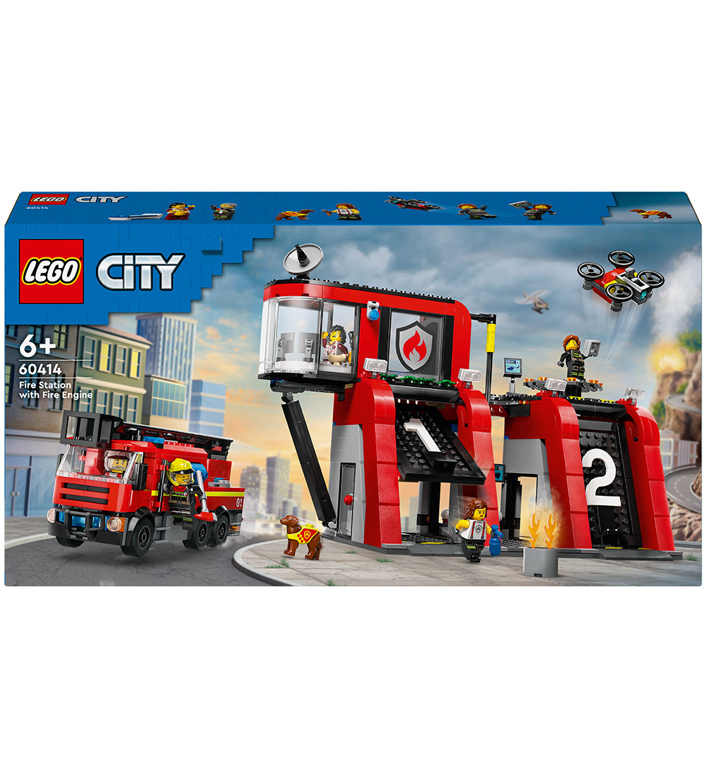 LEGO® City - La caserne et le camion de pompiers 60414 - 843 Par