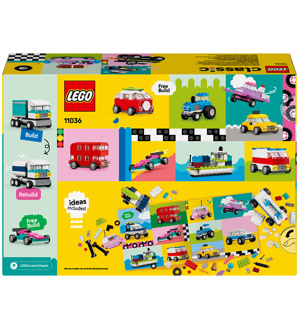 LEGO® Classic+ - Kreative Fahrzeuge 11036 - 900 Teile