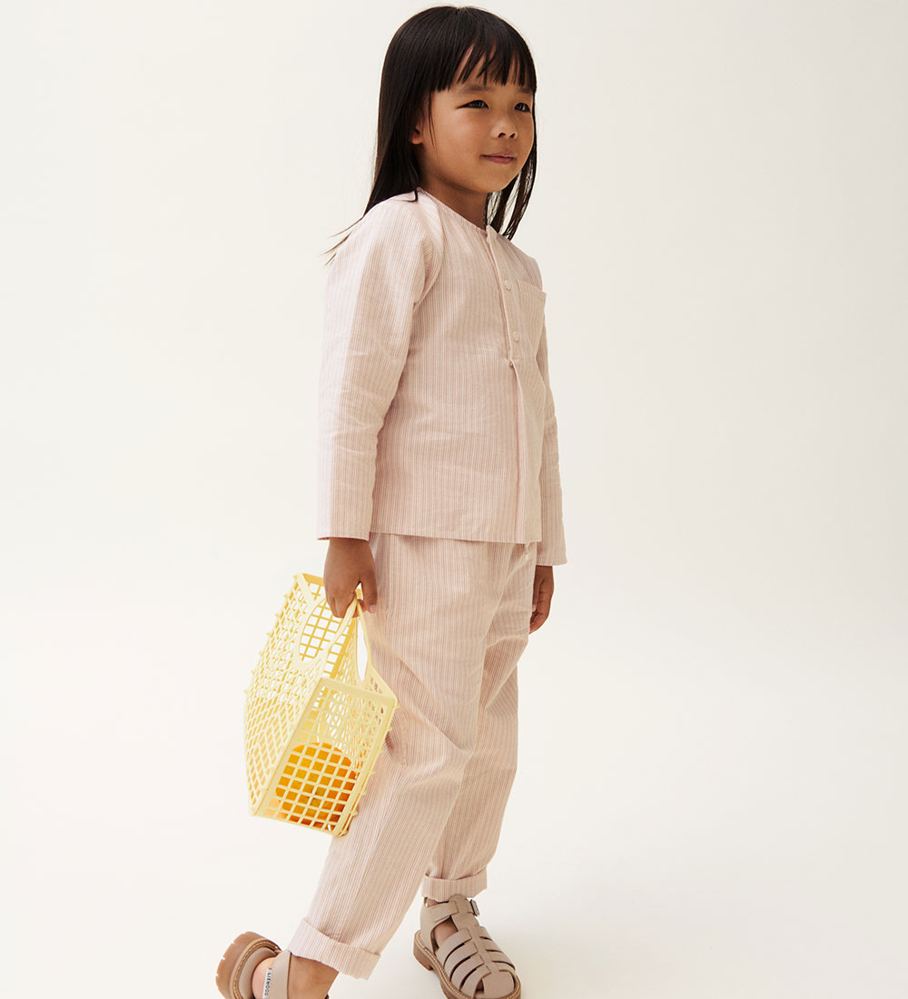 Liewood Folding Basket - Samantha - 23x23x8.5 cm - Lemonade