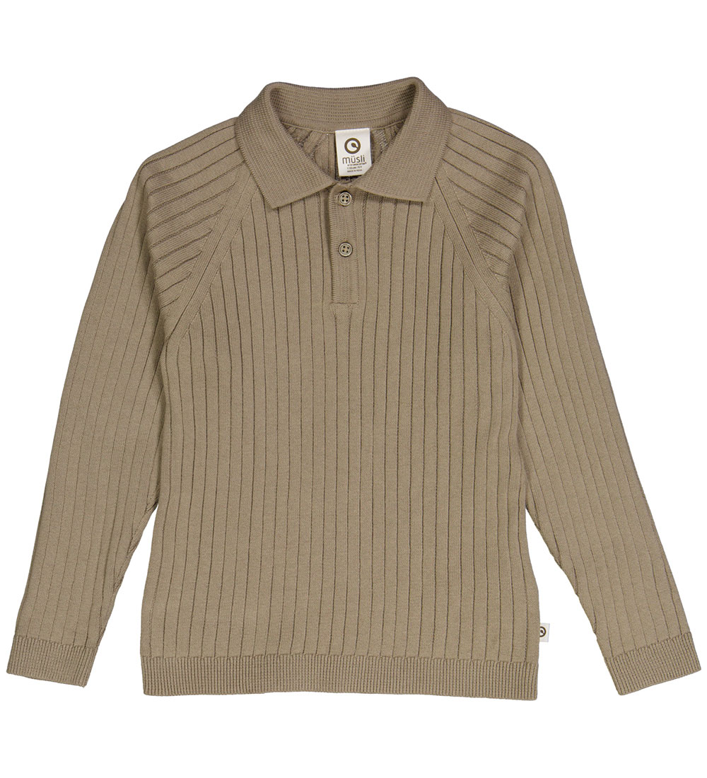 Müsli Blouse - Knitted Rib - Cashew