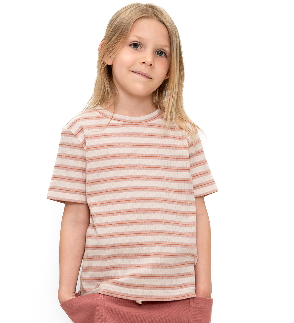 Minimalisma T-Shirt - Nirvana - Rib - Sunrise Streifen