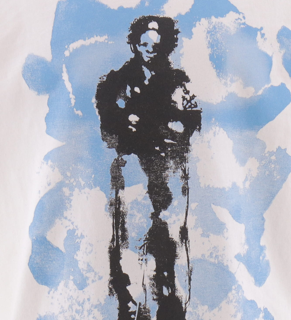 C.P. Company T-shirt - Gauze White w. Blue