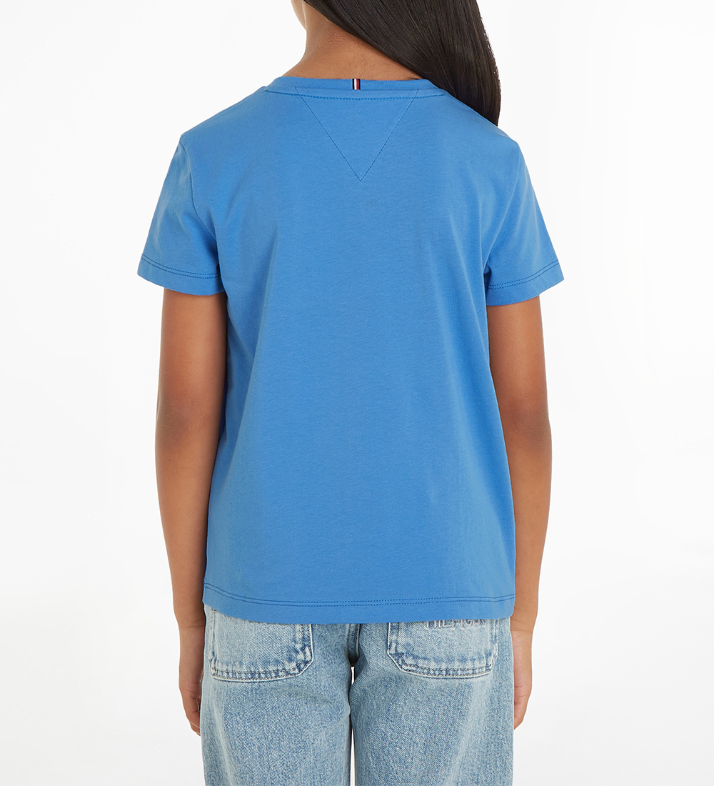 T-Shirt Tommy Hilfiger - Monotype Tee - Blue Sort
