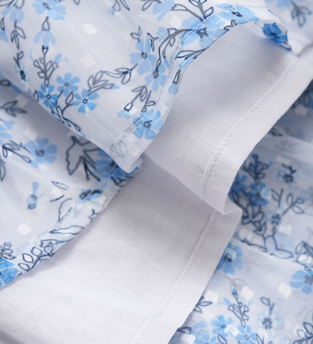 Creamie Dress - Flower Dobby - Xenon Blue