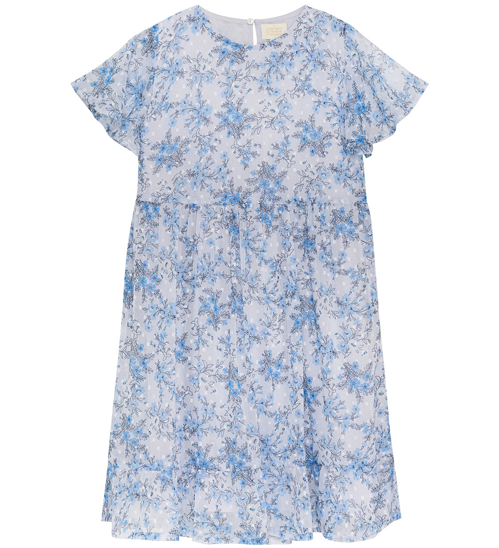 Creamie Dress - Flower Dobby - Xenon Blue
