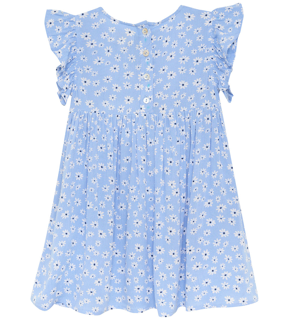 Creamie Dress - Flower Crepe - Bel Air Blue