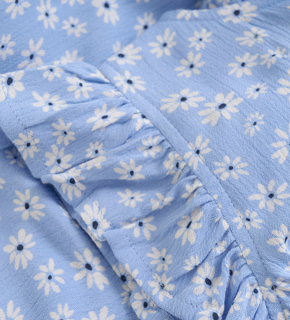 Creamie Dress - Flower Crepe - Bel Air Blue