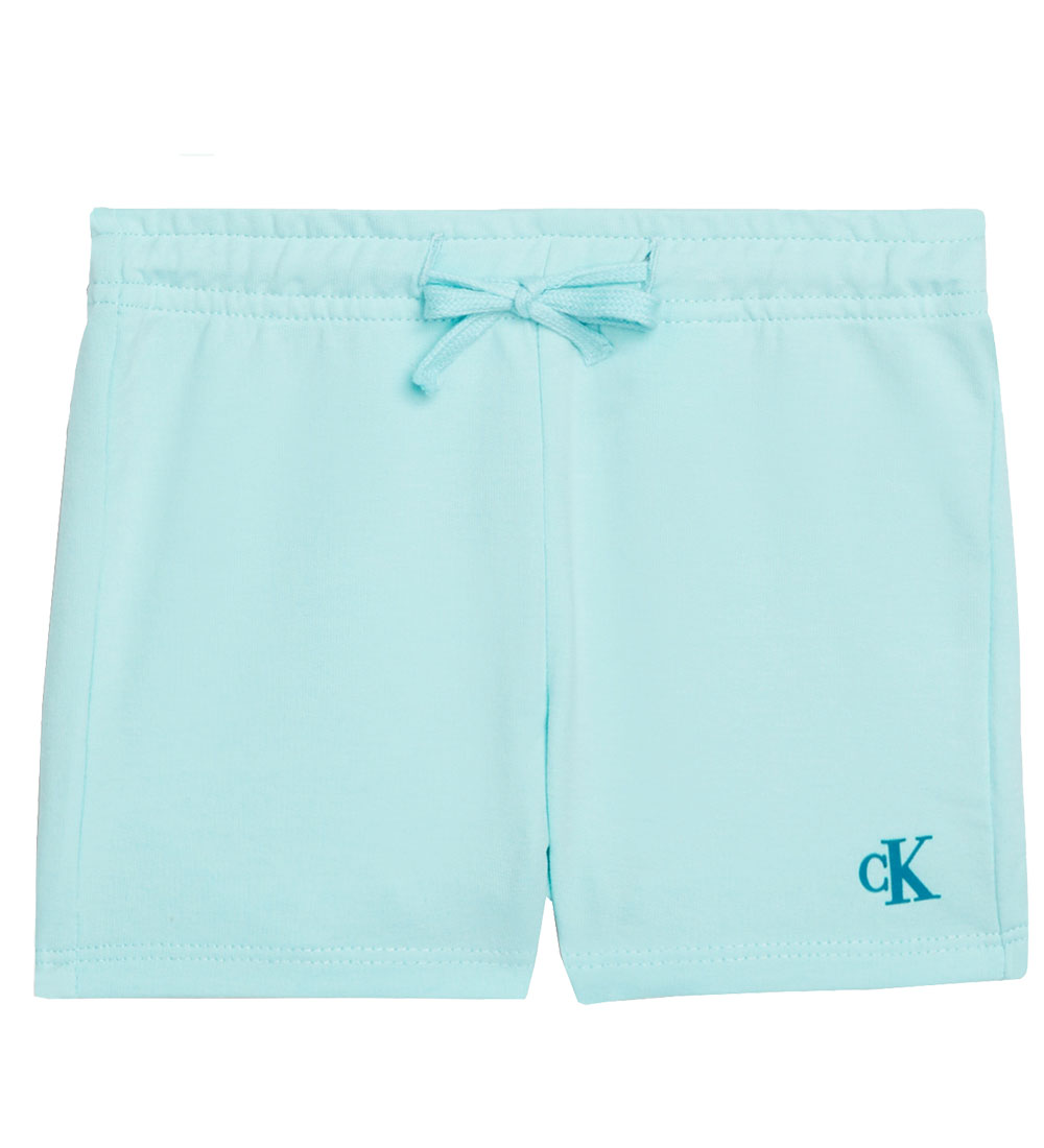 Calvin Klein Set - T-shirt/Shorts - Monogram Logo - Blue Tint