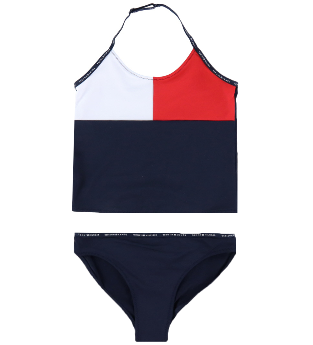 Tommy Hilfiger Bikini - Desert Sky m. Weiß/Rot