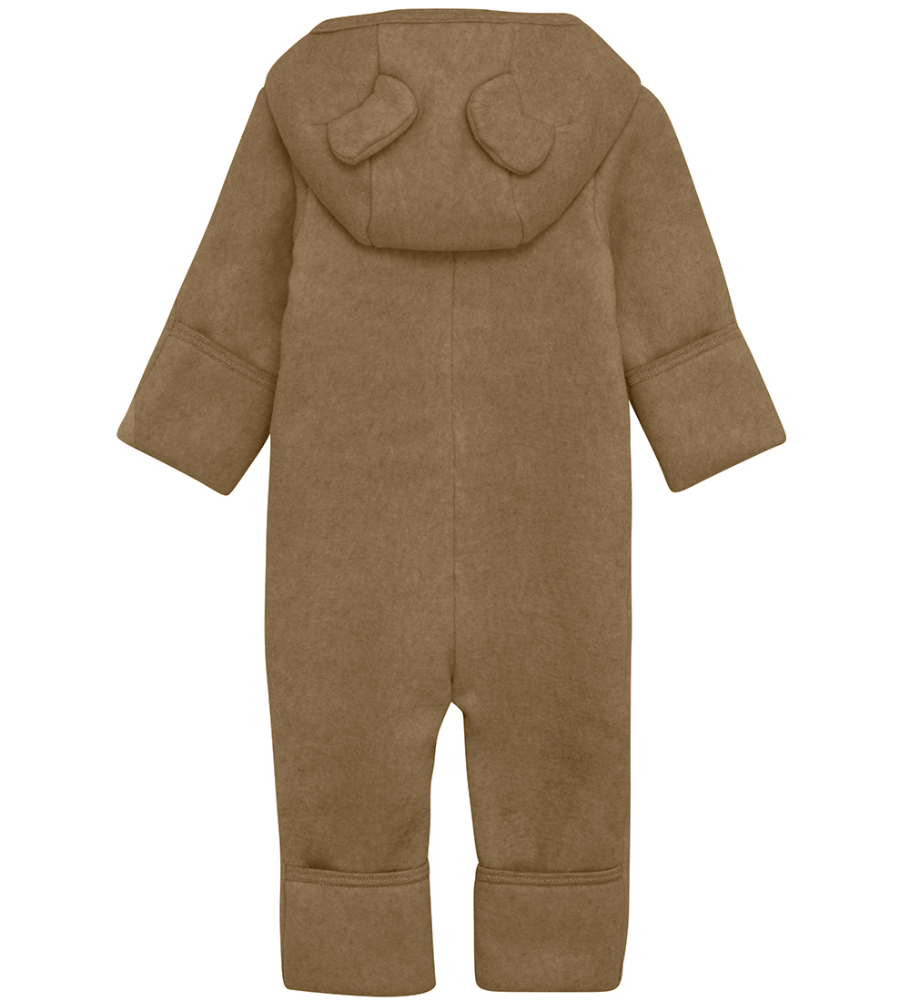 Huttelihut Pramsuit - Fleece - Molé Melange w. Ears