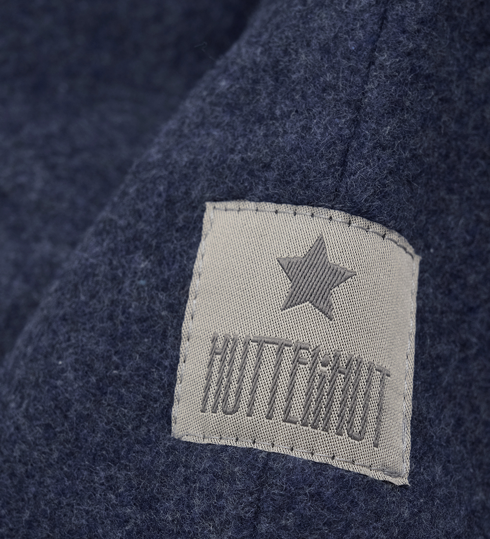 Huttelihut Balaclava - Fleece - Dino - 2-layer - Navy Melange