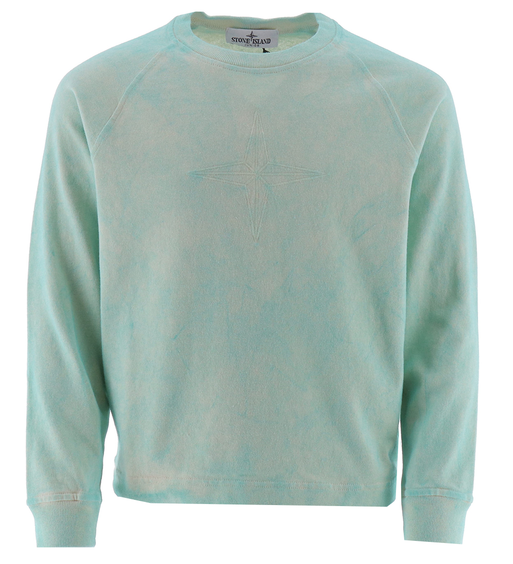 Stone Island Sweatshirt - Hellgrün meliert