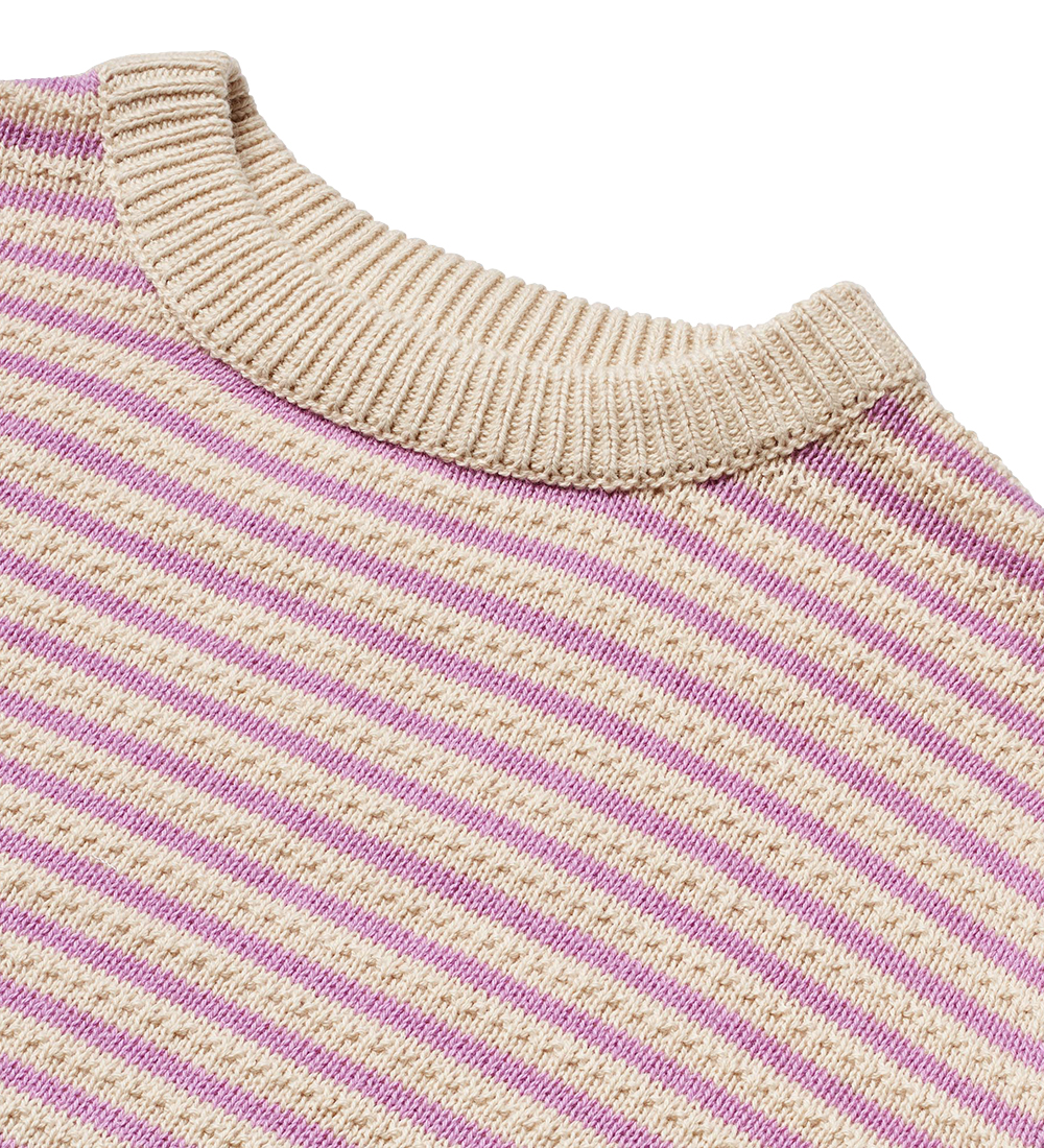 Wheat Blouse - Knitted - Chris - Iris Stripe