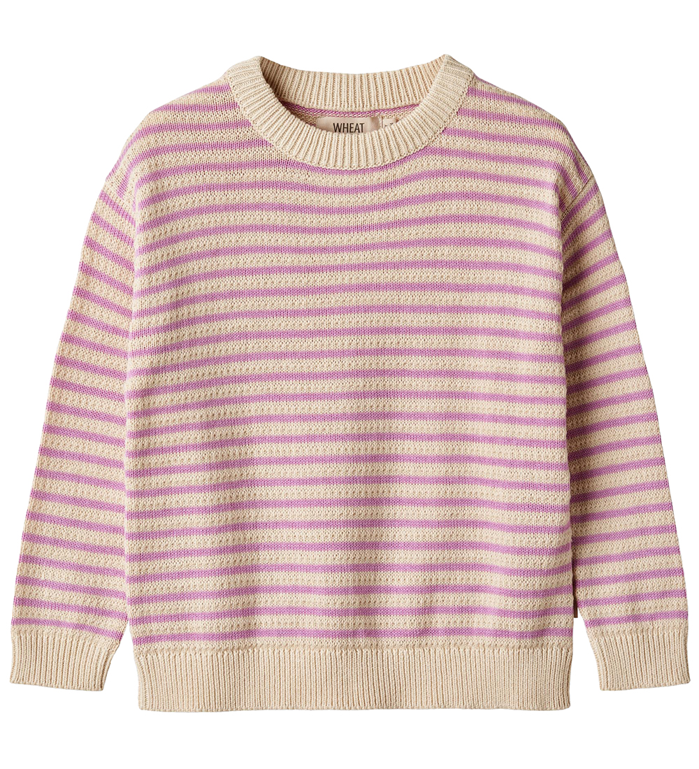 Wheat Blouse - Knitted - Chris - Iris Stripe