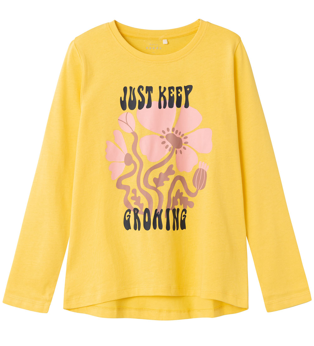 Name It Blouse - NkfViolet - Yarrow/Just Keep Growing