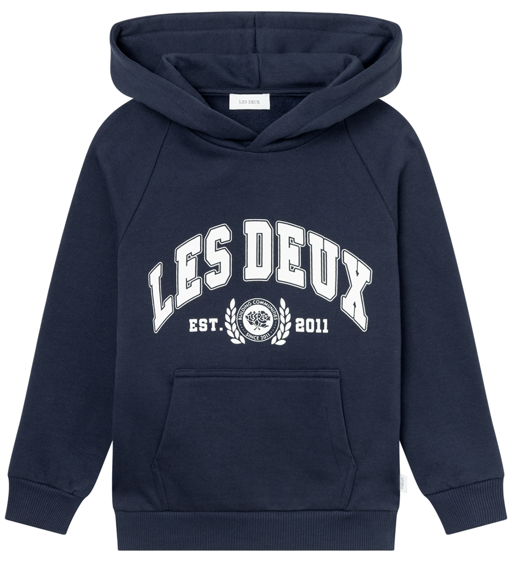 Les Deux Kapuzenpullover - Universität - Dark Navy/Light Ivory