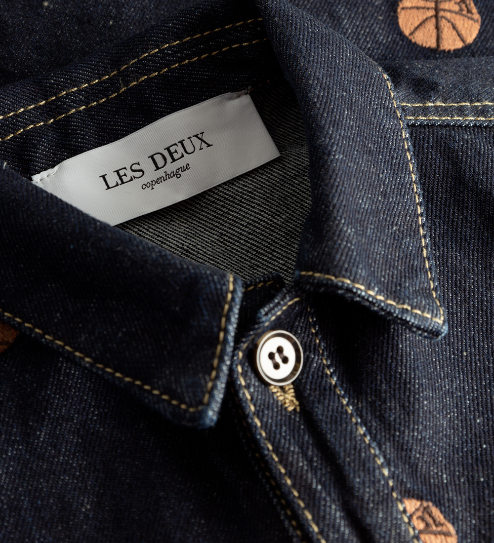 Les Deux Shirt - Layton AOE - Raw Denim