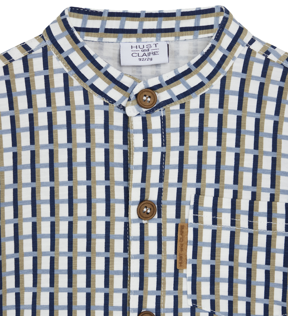Hust and Claire Shirt - Raven - Blues