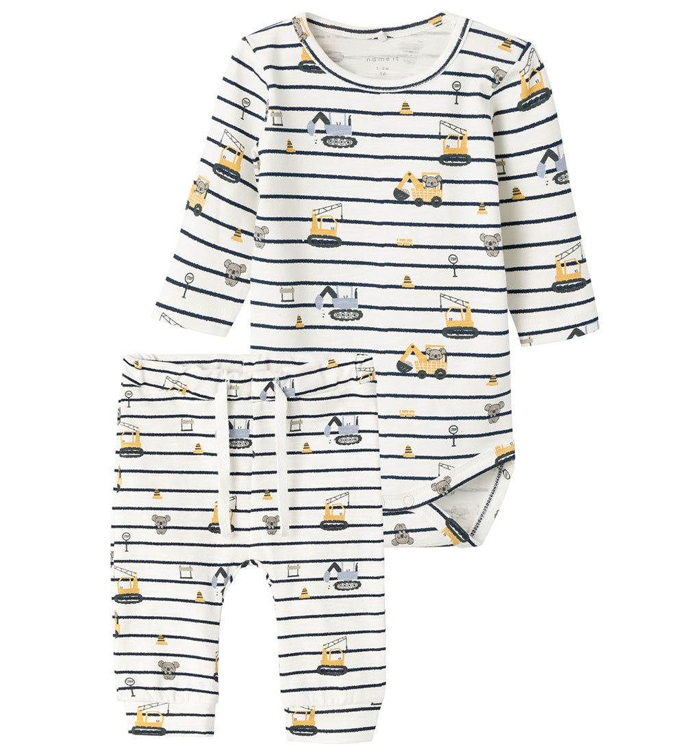 Name It Leggings/Bodysuit l/s - NbmBisson - Jet Stream