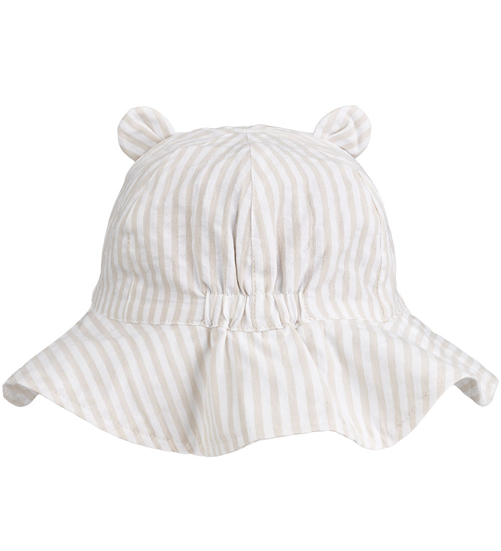 Liewood Solhatt - Amelia - Stripes Crisp White/Sandy