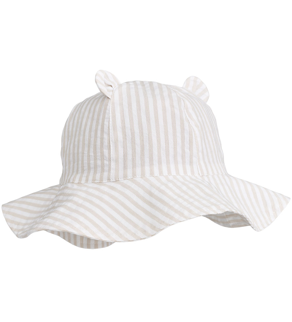 Liewood Solhatt - Amelia - Stripes Crisp White/Sandy