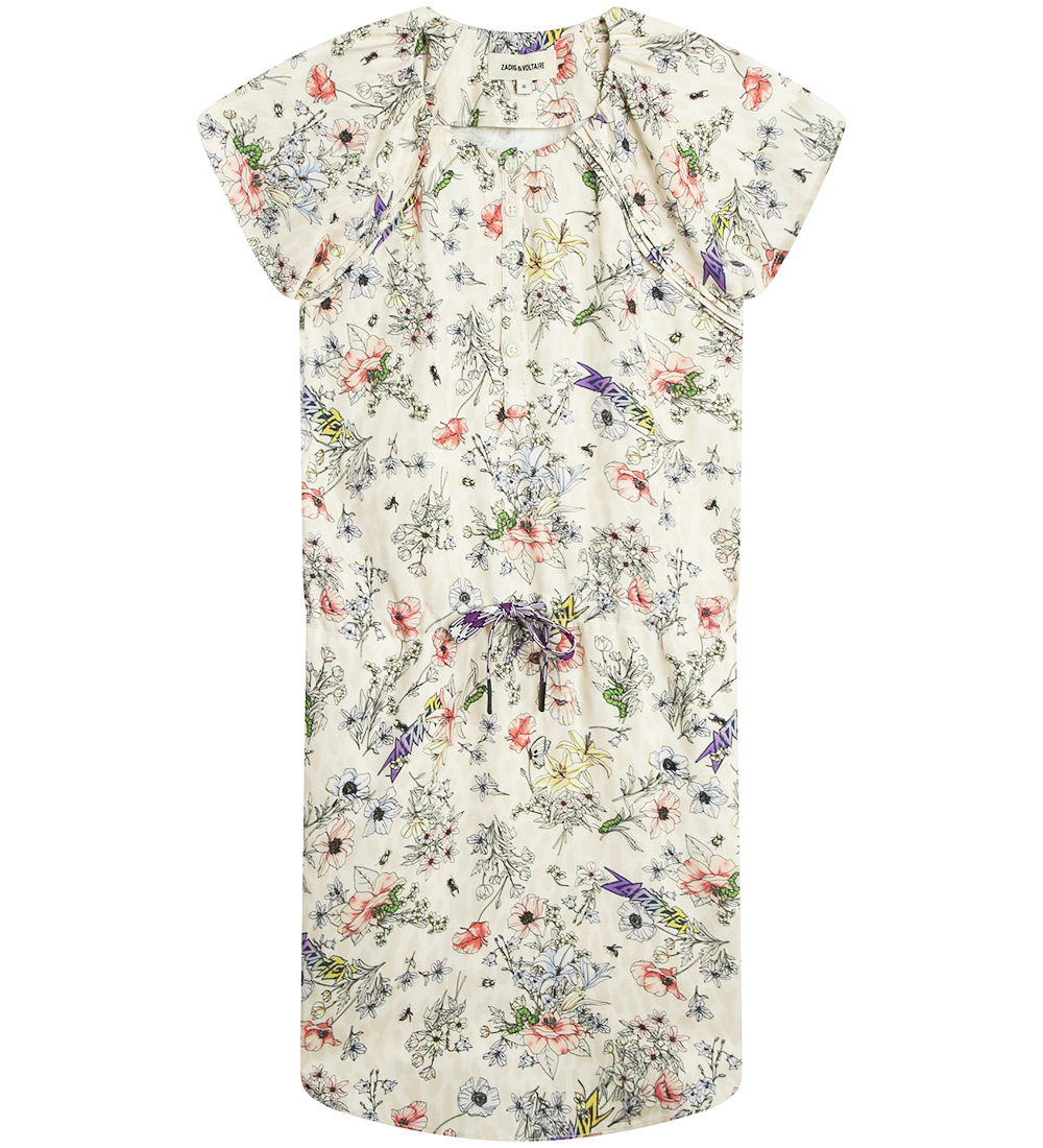 Robe Zadig & Voltaire - Karolina - Cream av. Fleurs