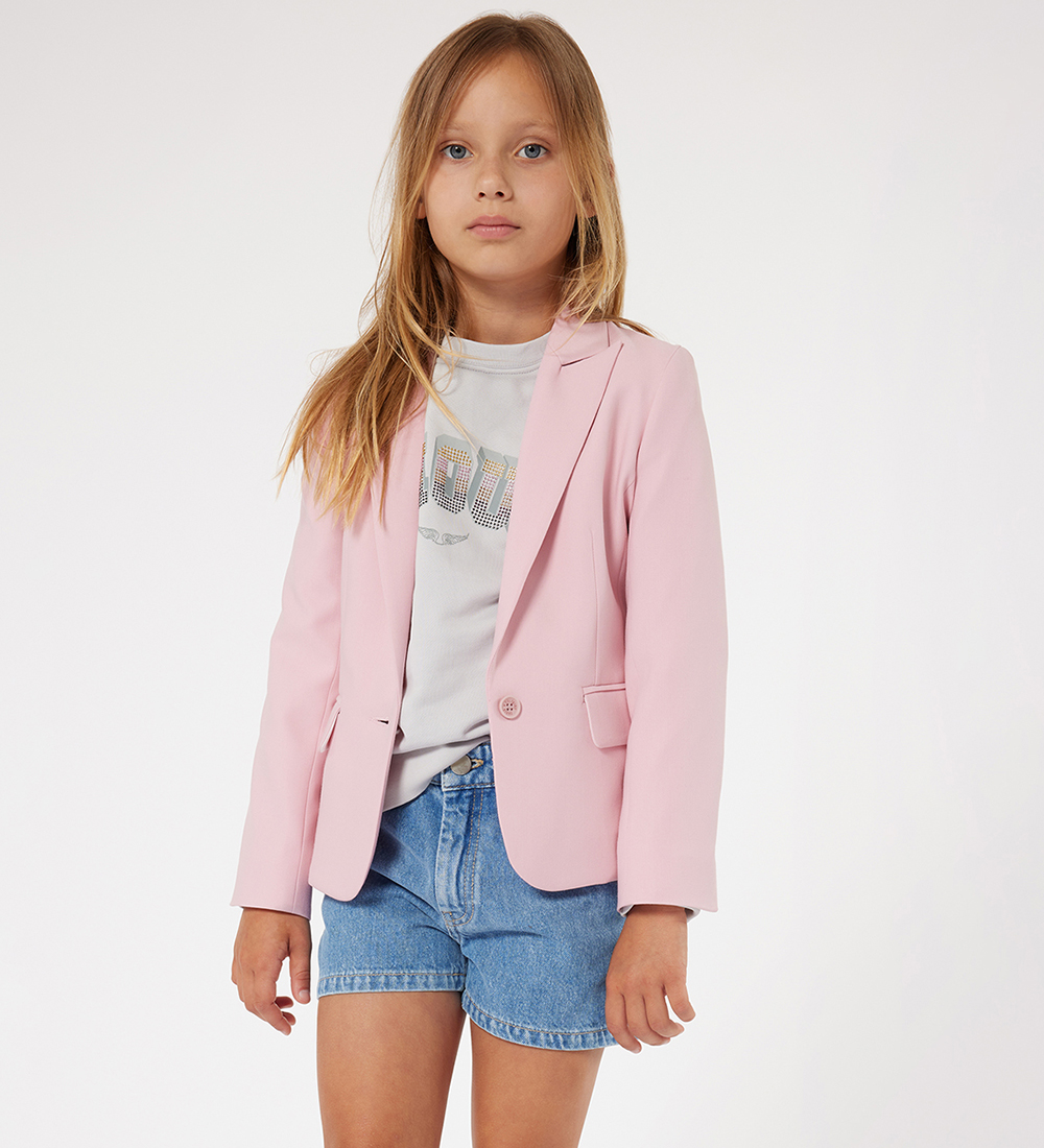 Zadig & Voltaire Jeansshorts - Elle - Denim Blue m. Strassstein