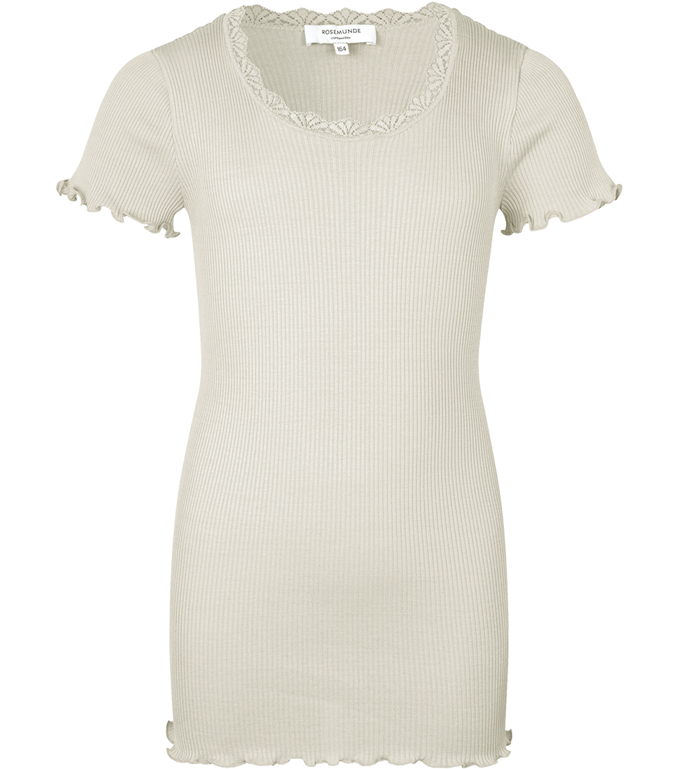 Rosemunde T-shirt - Silk/Cotton - Noos - New White