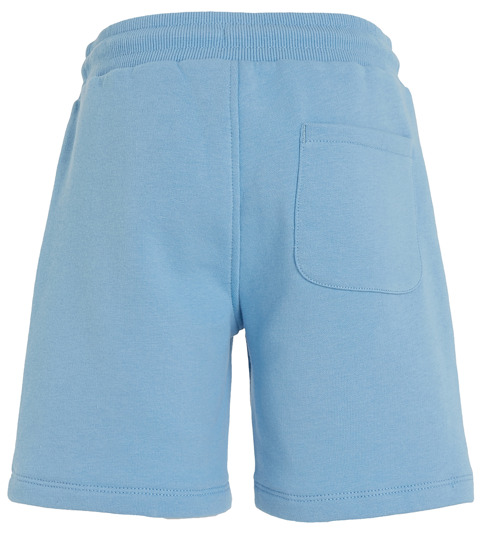 Calvin Klein Sweat Shorts - Stack Logo Jogger - Tassel Blue