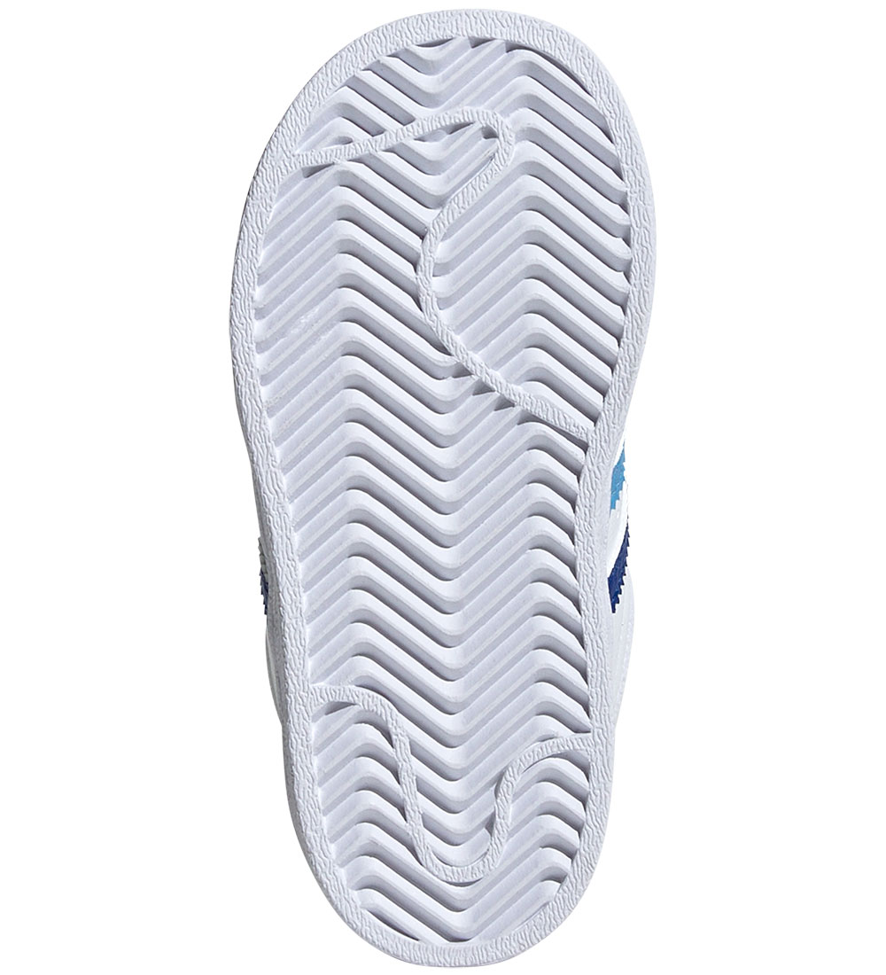adidas Originals Shoes - Superstar CF I - White/Blue