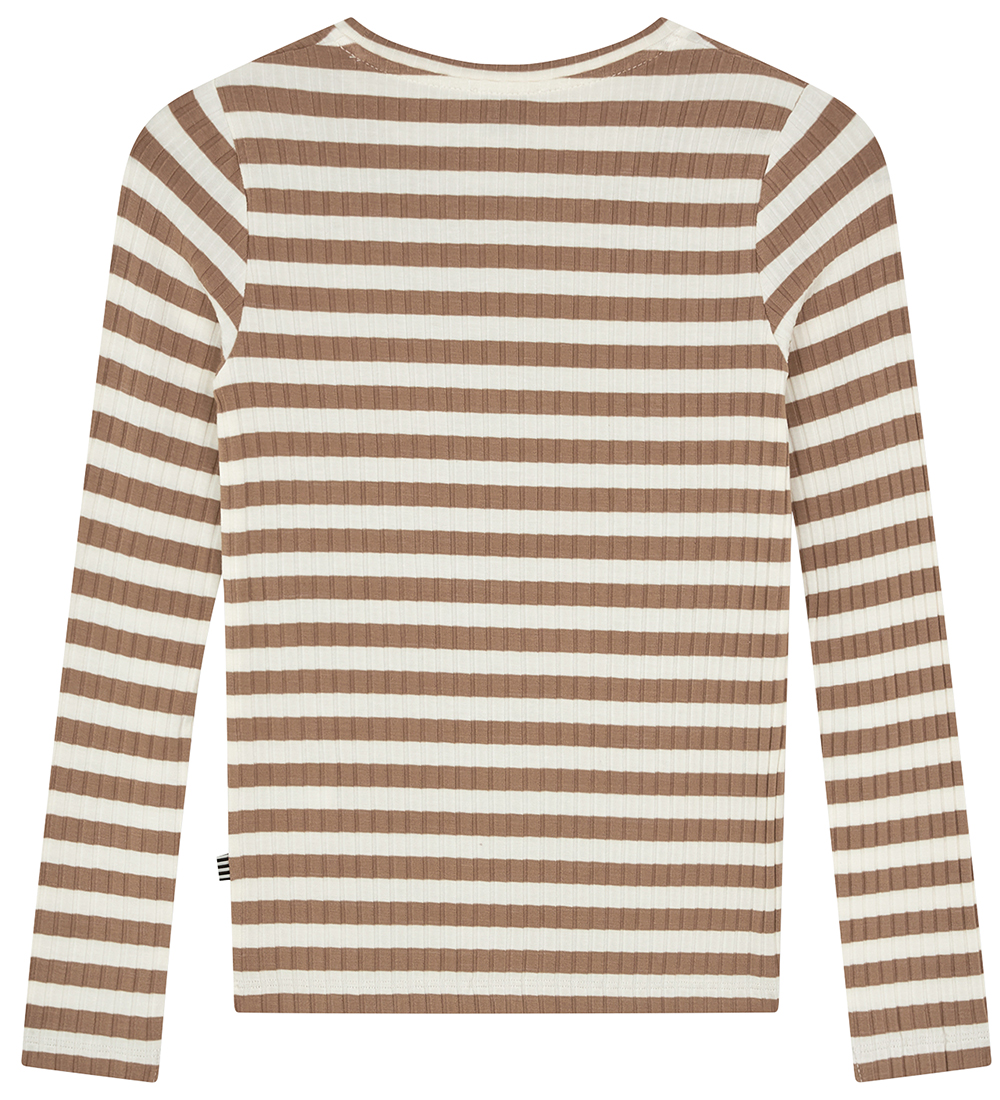 Mads Nørgaard Blouse - Rib - Talika - Tiger's Eye/Vanilla Ice
