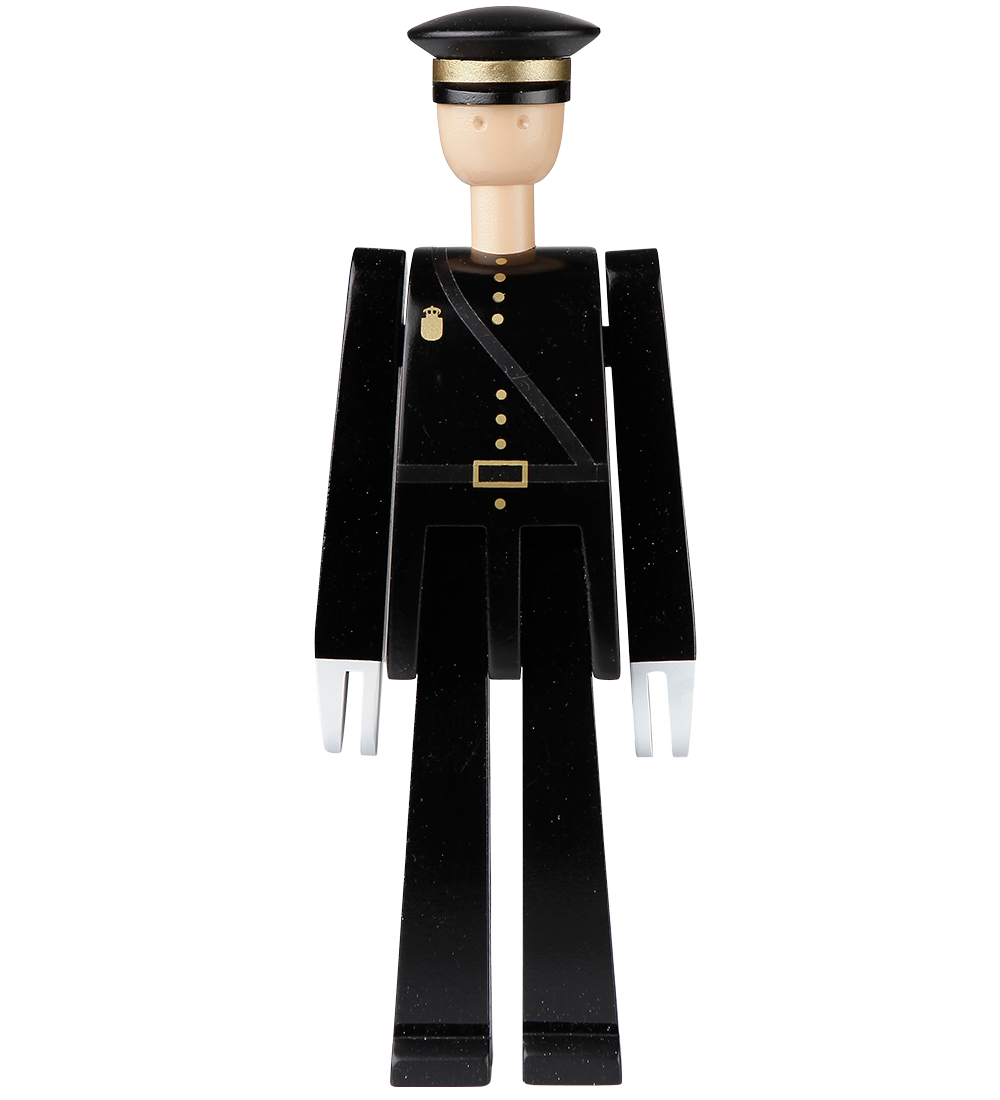 Kay Bojesen Holzfigur - Polizist - 20 cm - Schwarz