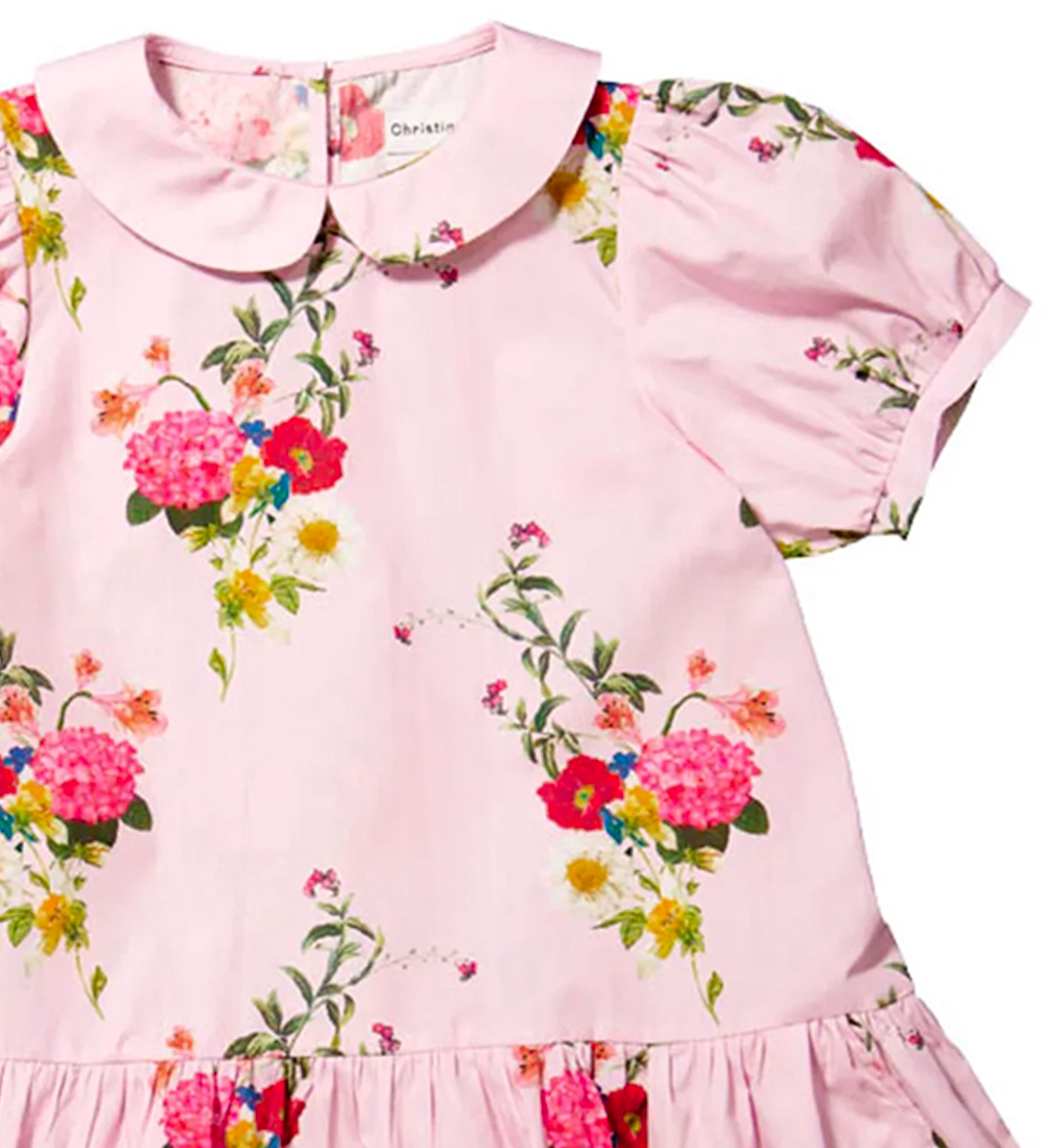 Christina Rohde Kleid - Lila m. Blumen