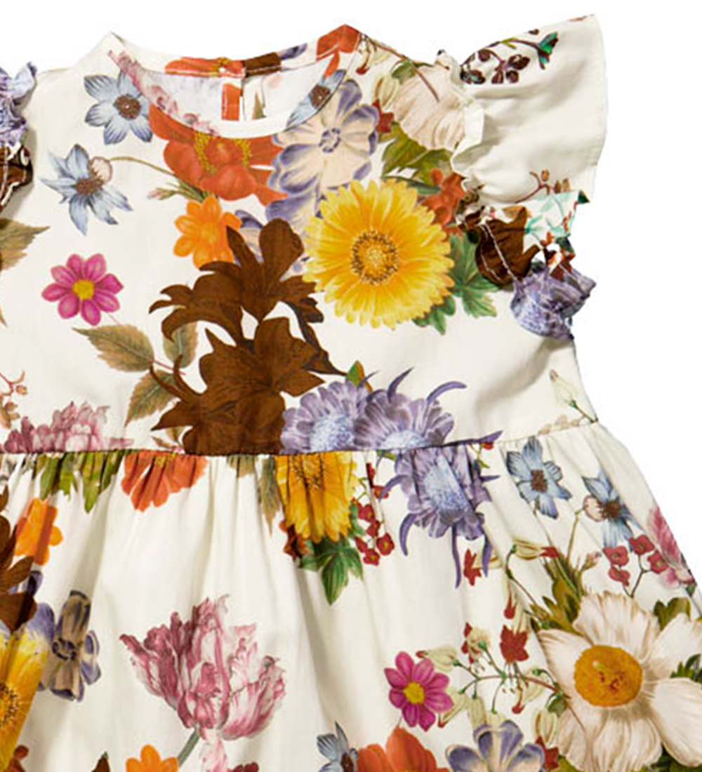 Christina Rohde Kleid - Weiß m. Blumen