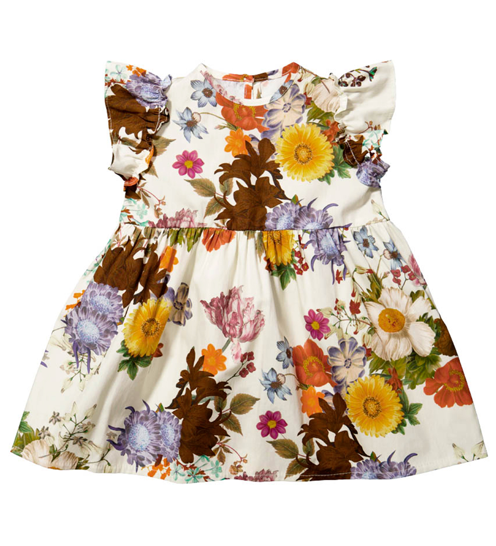Christina Rohde Kleid - Weiß m. Blumen