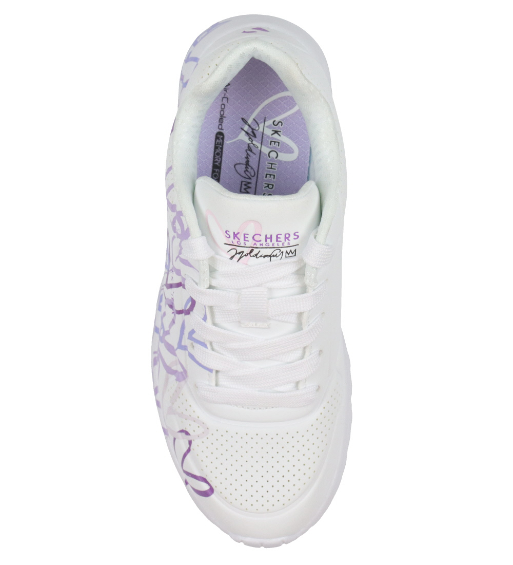 Skechers x JGoldcrown Skór - Uno Lite - Spread The Love - White/