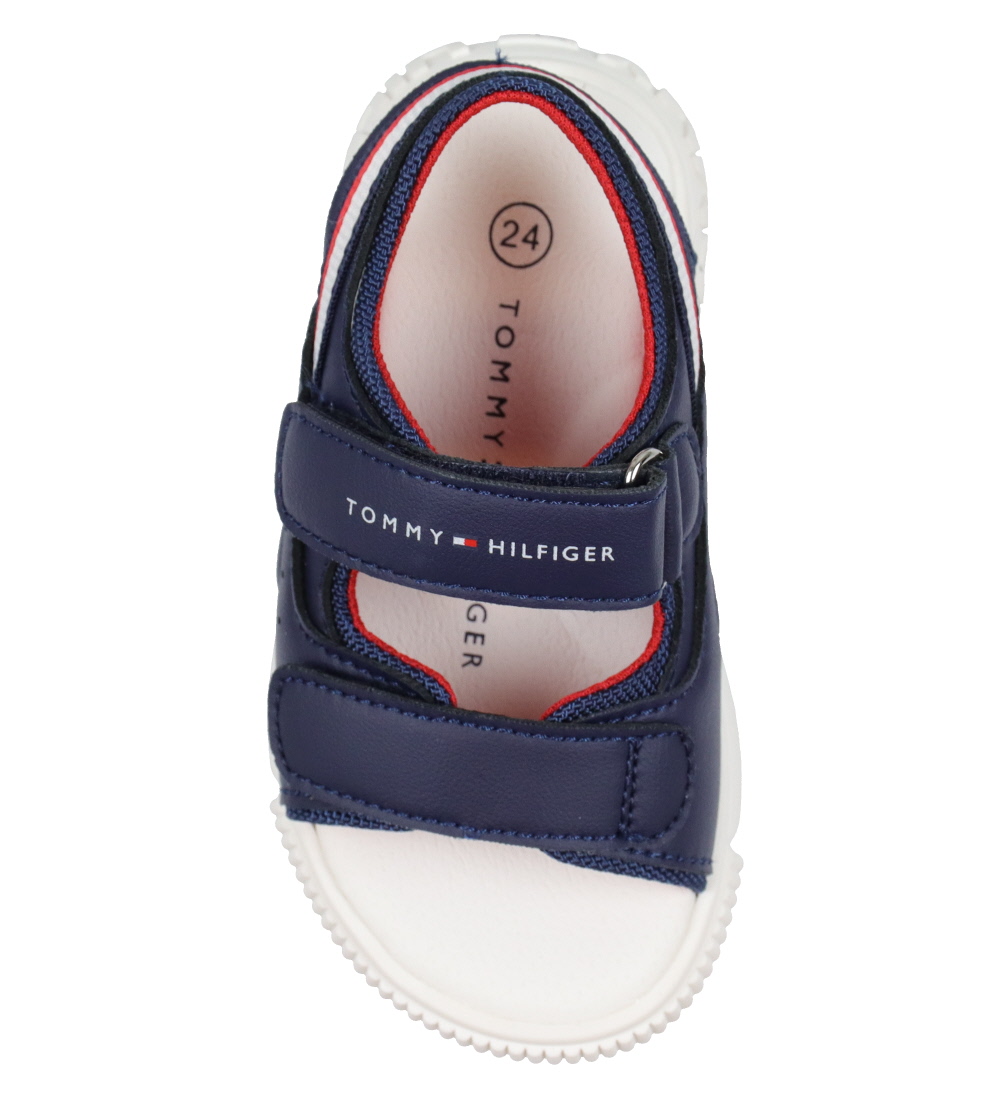 Tommy Hilfiger Sandaalit - raidat Tarranauha - Sininen