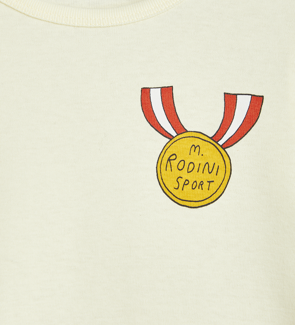 Mini Rodini T-shirt - Medal - White